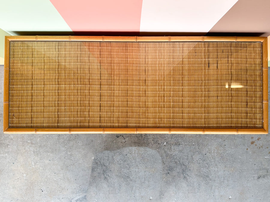 Coastal Rattan Credenza