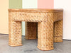 Ralph Lauren Style Woven Rattan Coffee Table