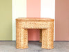 Ralph Lauren Style Woven Rattan Coffee Table