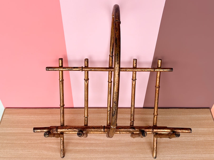 Regency Faux Bamboo Magazine Rack