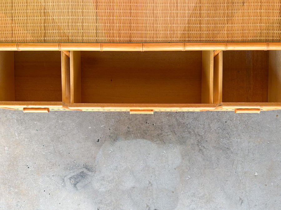 Coastal Rattan Credenza