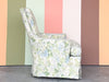 Summer Chic Hydrangea Upholstered Rocker