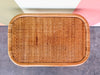Pair of Rattan Magazine Side Tables