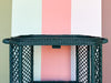 Braided Rattan Tea Cart