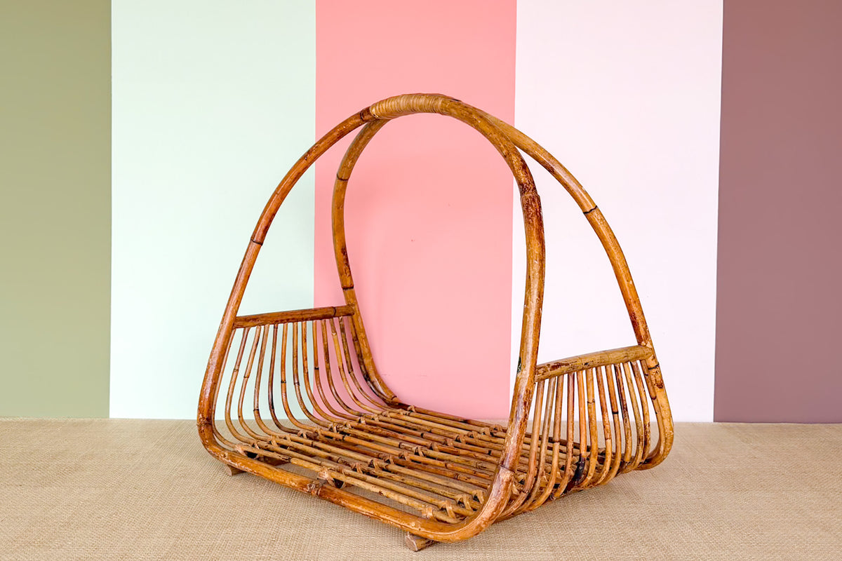 Rattan Magazine Rack