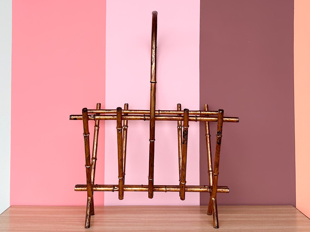 Regency Faux Bamboo Magazine Rack