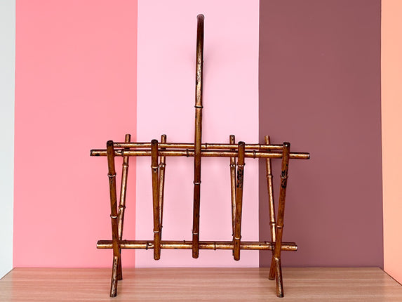 Regency Faux Bamboo Magazine Rack