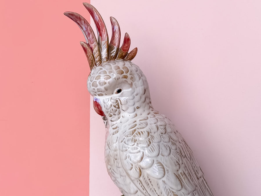 Large Cockatoo Figurine