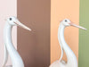 Pair of Huge Ceramic Herons