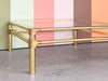 MCM Mastercraft Style Brass Coffee Table