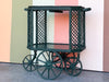 Braided Rattan Tea Cart