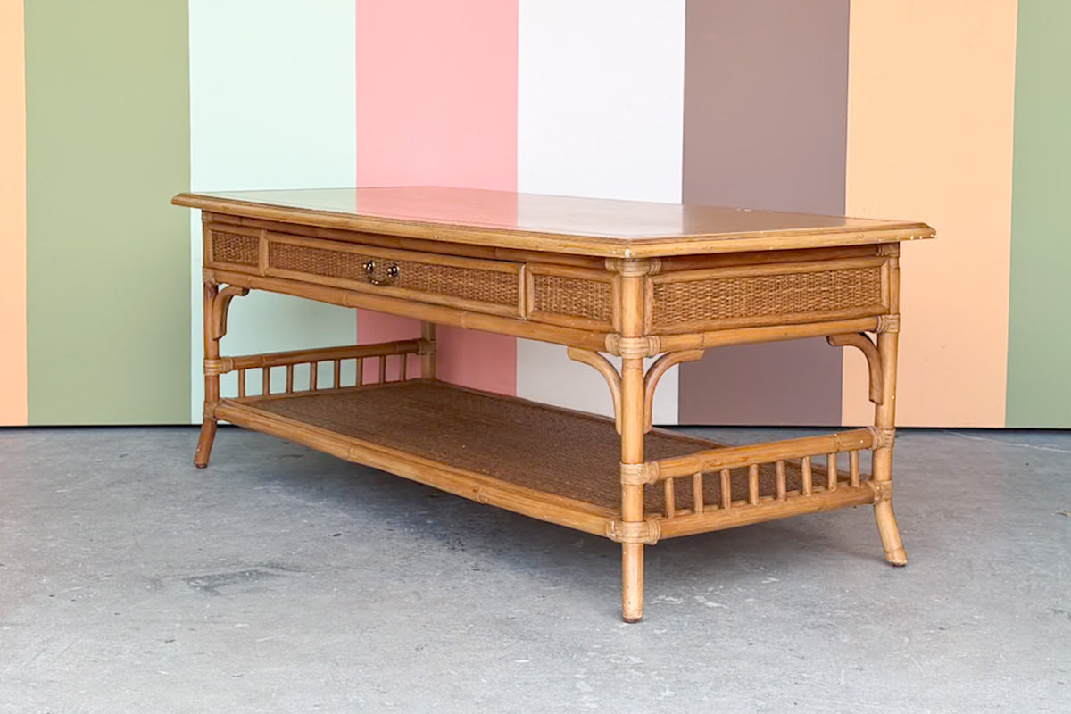 Island Style Rattan Coffee Table
