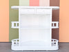 Newly Painted Triangular Rattan Bar