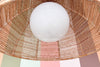 Large Island Style Rattan Pendant