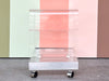 Lucite Waterfall Cart