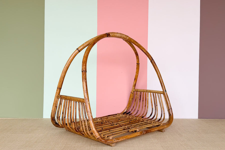 Rattan Magazine Rack