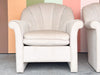 Pair of Shell Back Upholstered Chairs