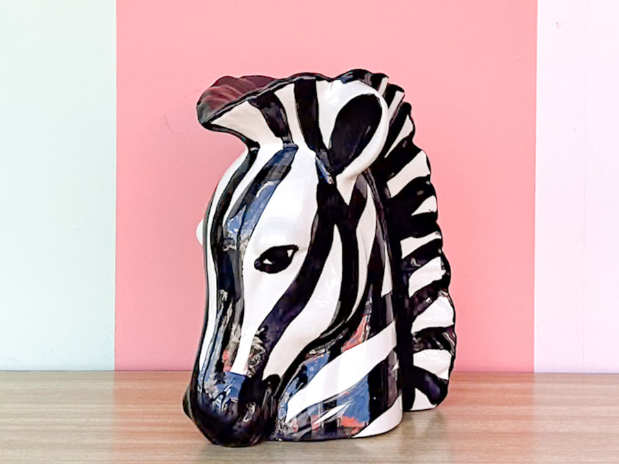 Sweet Zebra Vase