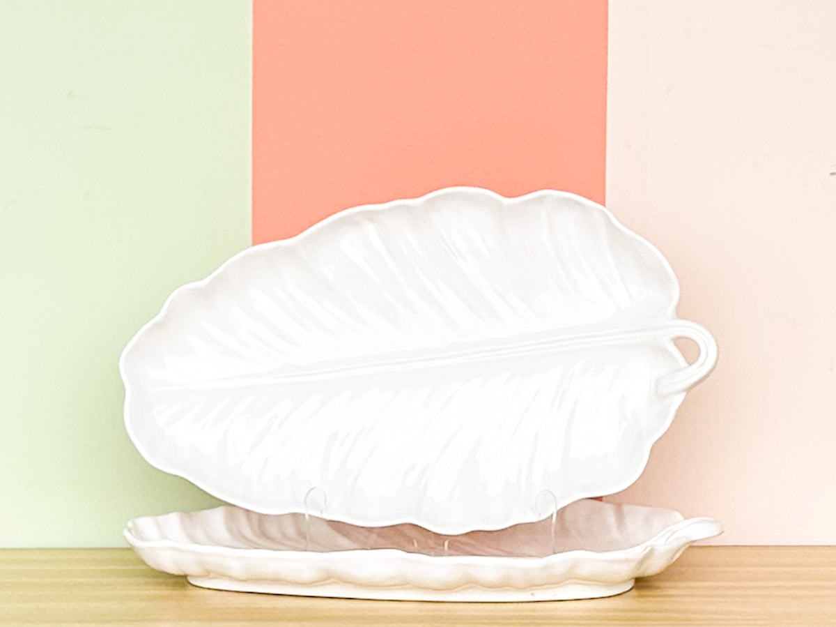 Pair of Olfaire Portugal Palm Platters