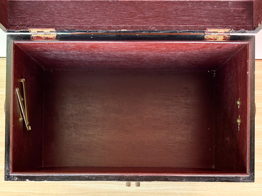 Petite Hand Painted Bird Chest