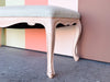 Pretty Pink Shell Motif Bench