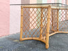 Coastal Chic Rattan Dining Table