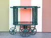 Braided Rattan Tea Cart