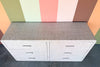 Coastal Chic Rattan Wrapped Dresser