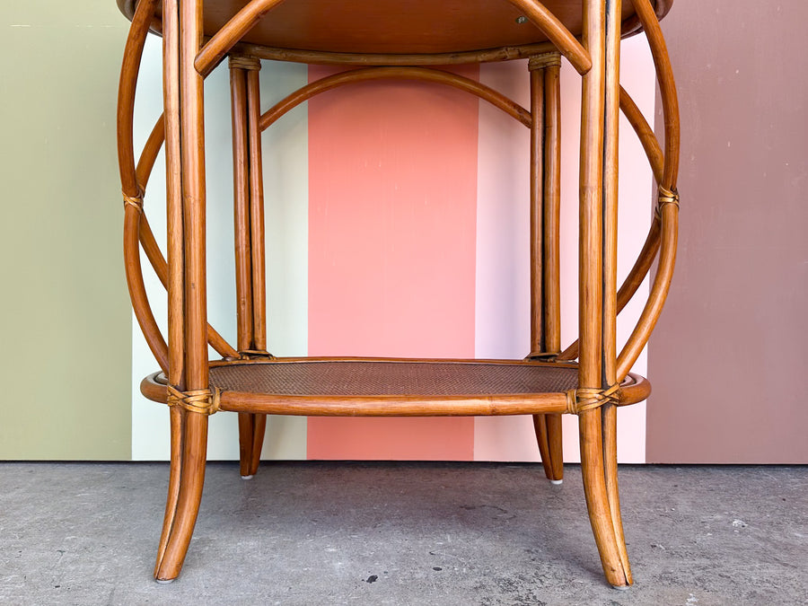 Island Style Rattan Bar with Removable Tray