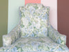 Summer Chic Hydrangea Upholstered Rocker