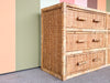 Island Chic Rattan Wrapped Dresser