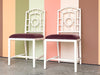 Pair of Palm Beach Style Side Chairs