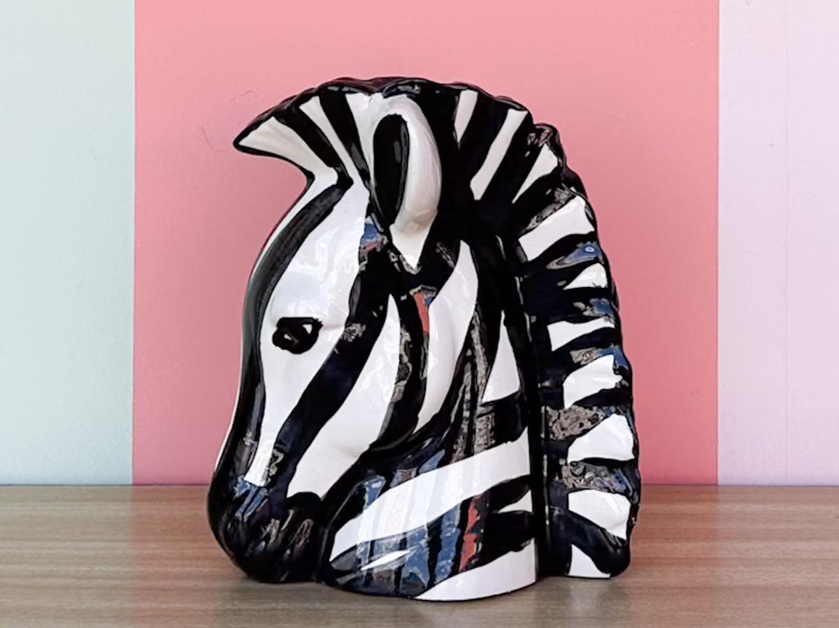 Sweet Zebra Vase