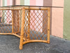 Coastal Chic Rattan Dining Table