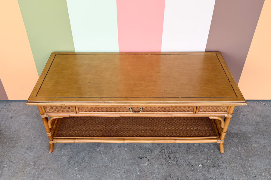 Island Style Rattan Coffee Table