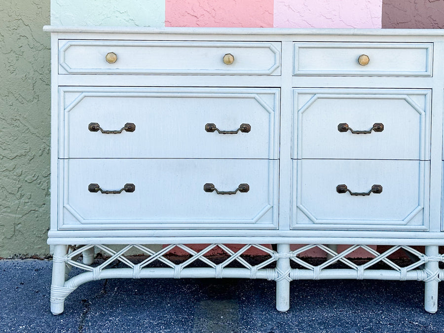 Ficks Reed Faux Bamboo Dresser