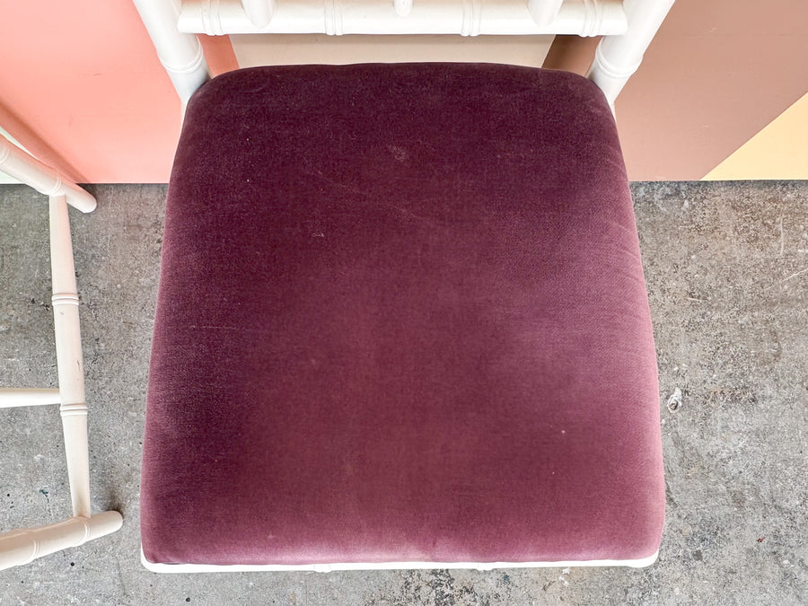 Pair of Palm Beach Style Side Chairs