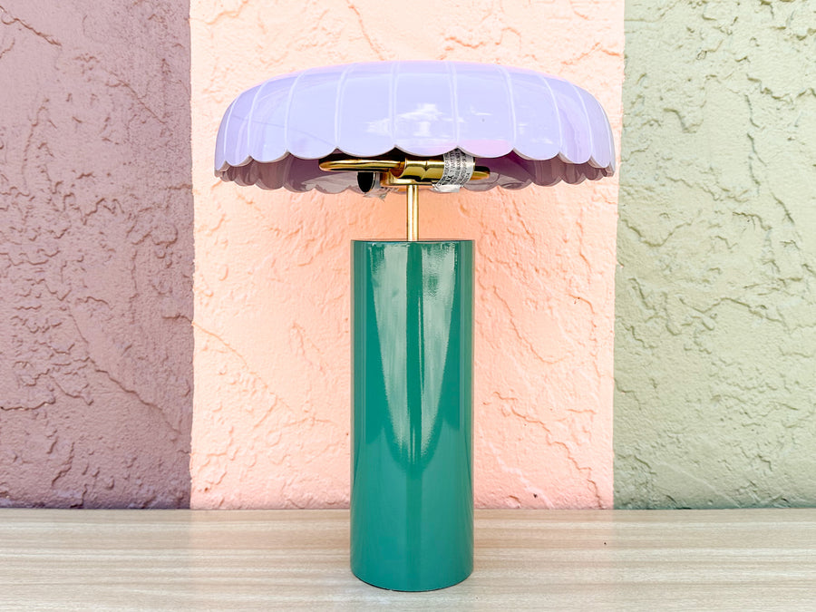 Kips Bay Show House Lavender and Green Lamp
