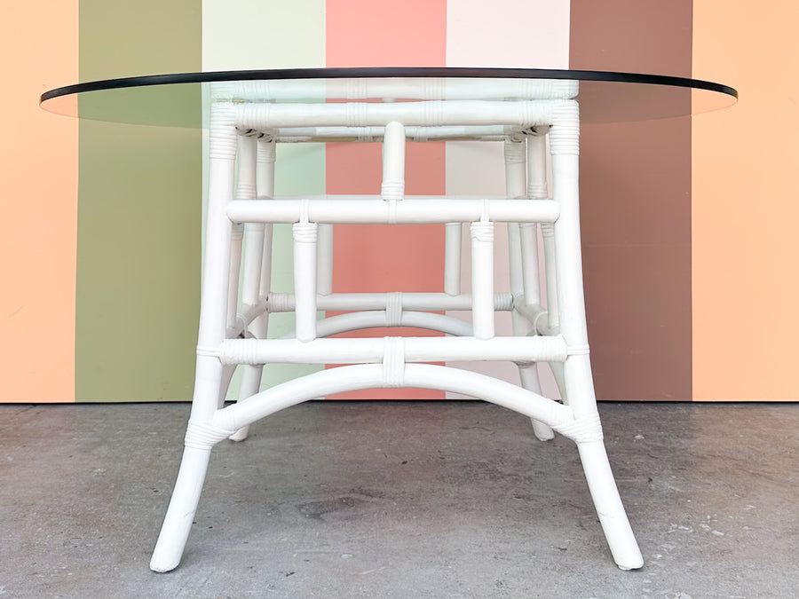 Coastal Rattan Dining Table