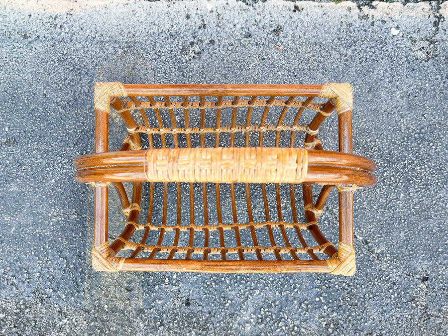 Island Style Rattan Magazine Rack