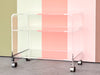 Lucite Waterfall Cart