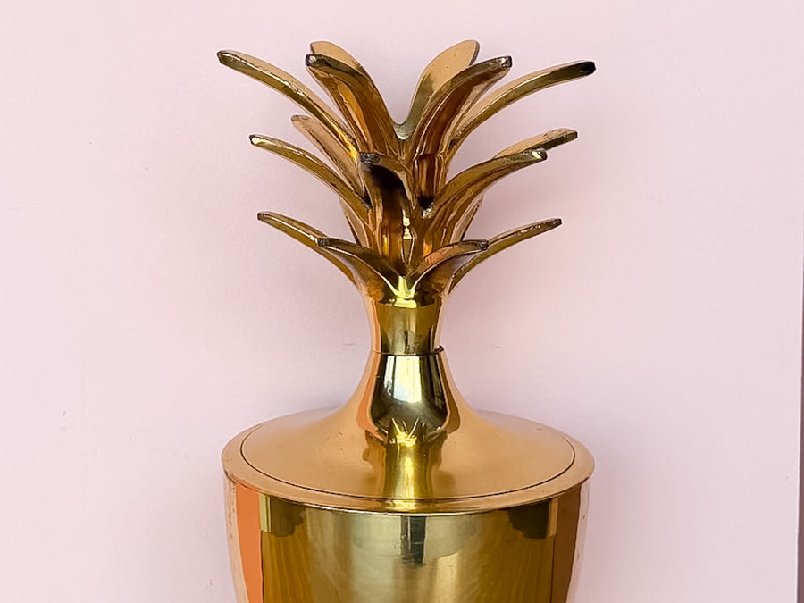 Brass Pineapple Ice Bucket