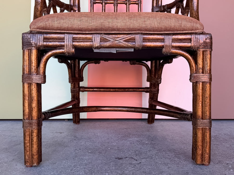 Pagoda Rattan Arm Chair