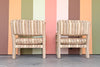Pair of Parsons Style Upholstered Chairs