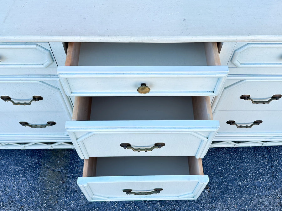 Ficks Reed Faux Bamboo Dresser
