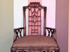 Pagoda Rattan Arm Chair
