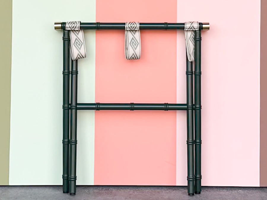 Faux Bamboo Luggage Rack - Cathy