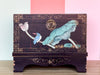 Petite Hand Painted Bird Chest