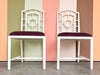 Pair of Palm Beach Style Side Chairs