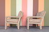 Pair of Parsons Style Upholstered Chairs